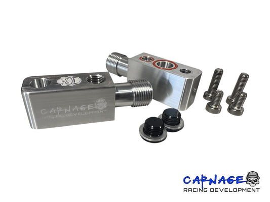 Low Pro Turbo Oil Drain Fittings (PAIR)