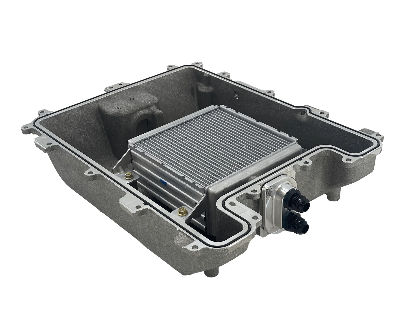 Cast LSA Supercharger Lid Dual Inlet