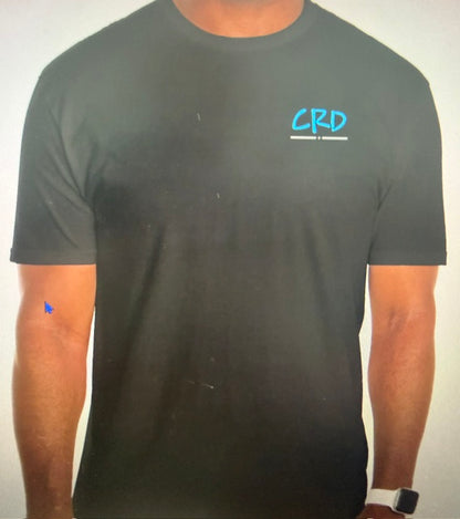 CRD Blue and Gray Retro T Shirt
