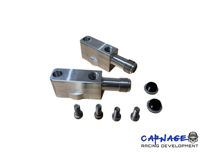 2 Inch Lo Pro Turbo Oil Drain Fitting (Pair)