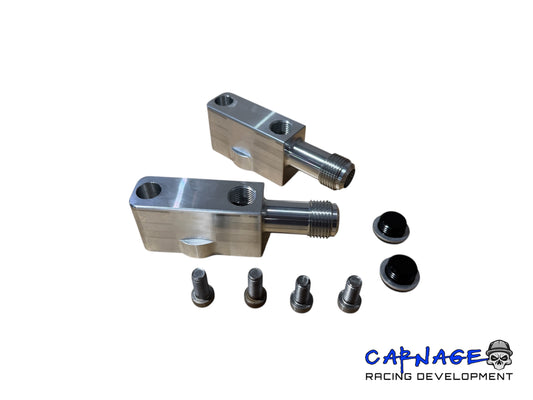 2 Inch Lo Pro Turbo Oil Drain Fitting (Pair)