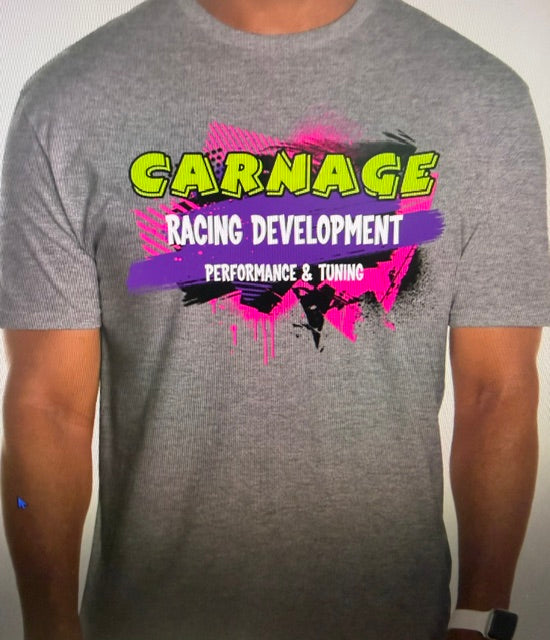 CRD Gray Retro Graffiti T Shirt